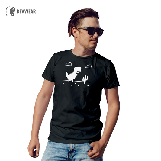CAMISETA T-REX CACTUS DESERTICO GEEK