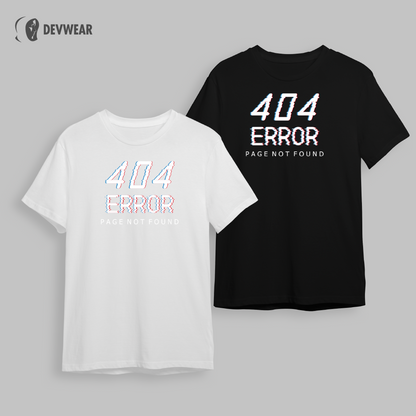 CAMISETA ERROR 404