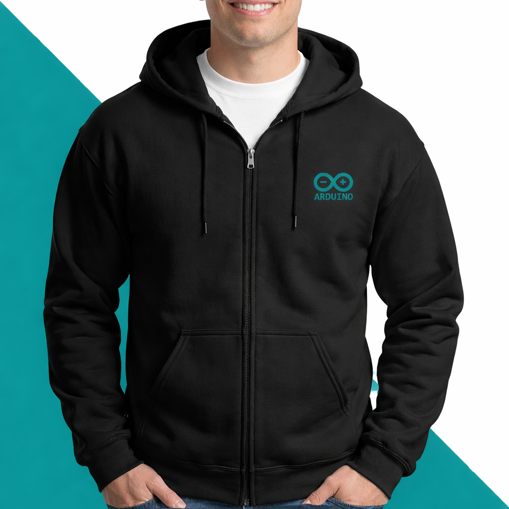 HOODIE ZIPPER LOGO LAT DEVELOPER ARDUINO