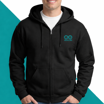 HOODIE ZIPPER LOGO LAT DEVELOPER ARDUINO