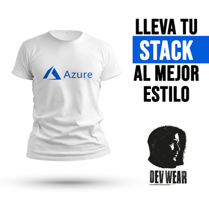 CAMISETA LOGO CENT DEVELOPER AZURE