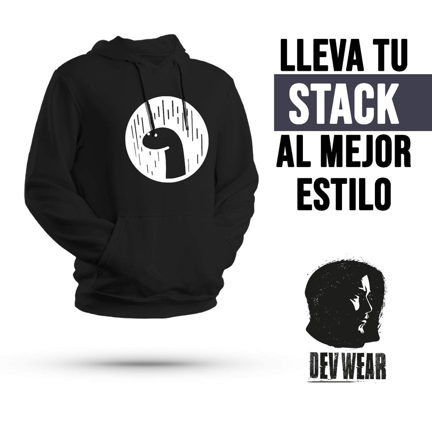 HOODIE BUZO SACO CANGURO DEVELOPER DENO