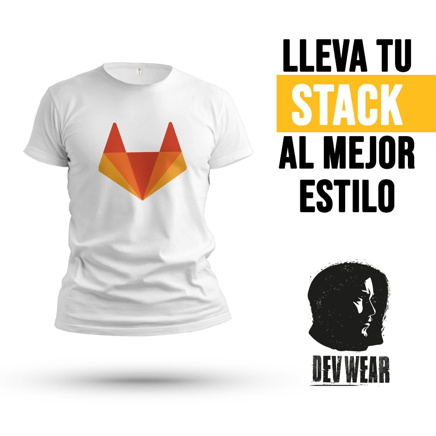 CAMISETA LOGO CENT DEVELOPER GITLAB
