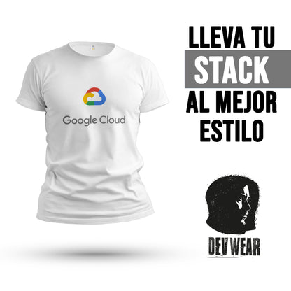CAMISETA LOGO CENT DEVELOPER GOOGLE CLOUD