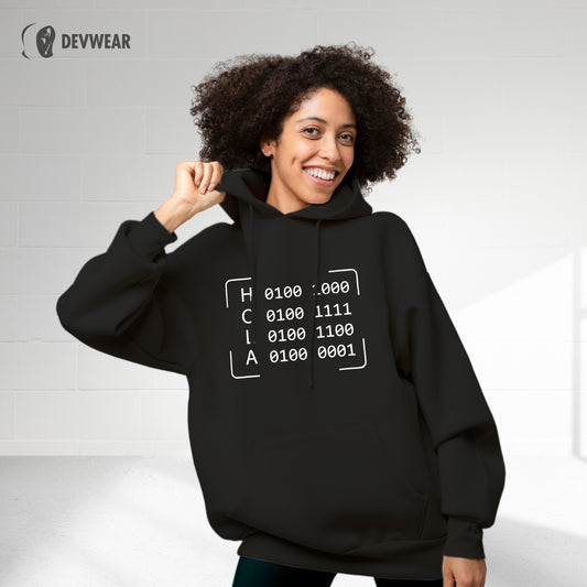 HOODIE HELLO BINARY
