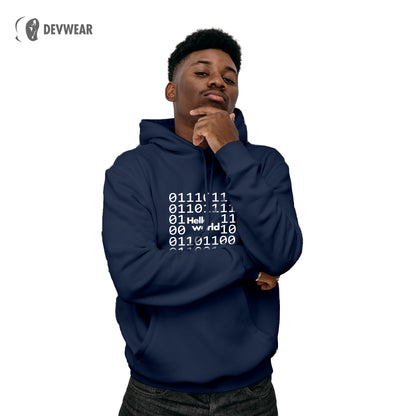 HOODIE HELLO WORLD BINARY