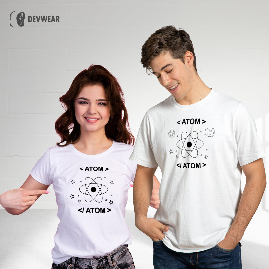 CAMISETA REACT ATOM DEVELOPER