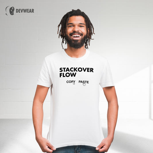 CAMISETA STACKOVERFLOW COPY PASTE DEVELOPER