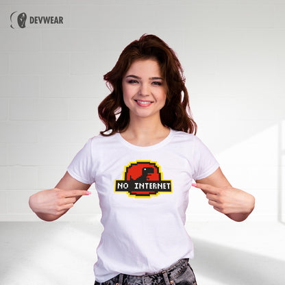 CAMISETA NO INTERNET GEEK DEVELOPER