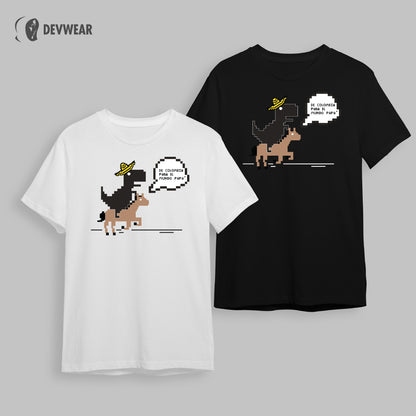 CAMISETA COLOMBIAN DINOSAUR GEEK