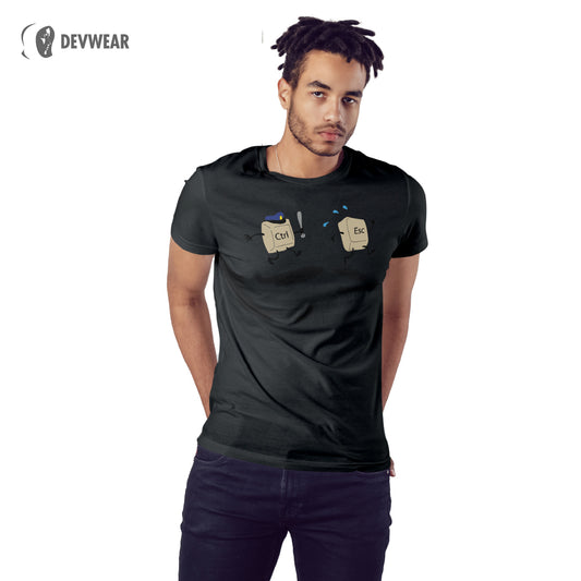 CAMISETA CONTROL AND ESCAPE KEYS