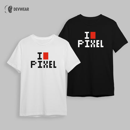 CAMISETA I LOVE PIXEL