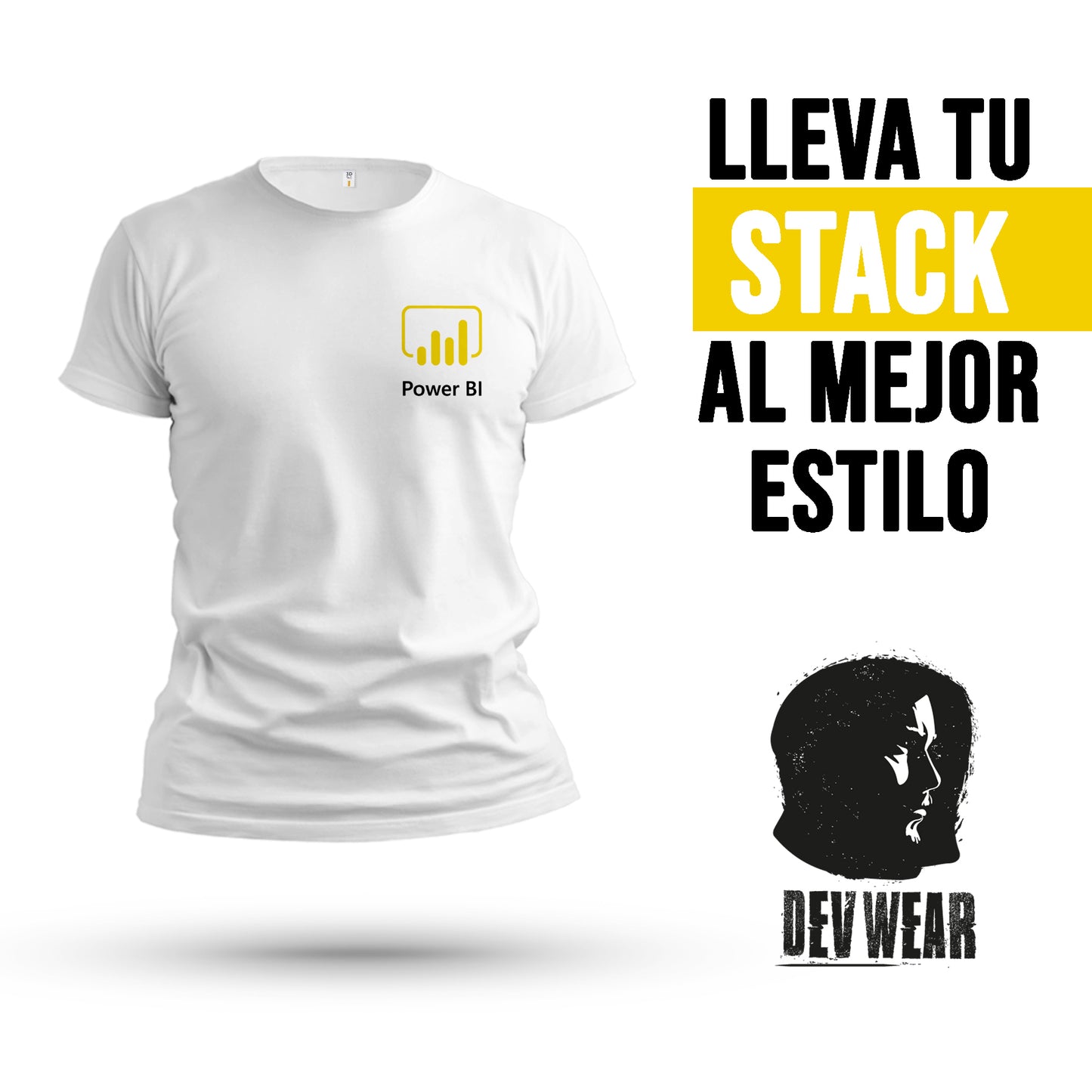 CAMISETA LOGO LAT DEVELOPER POWER BI