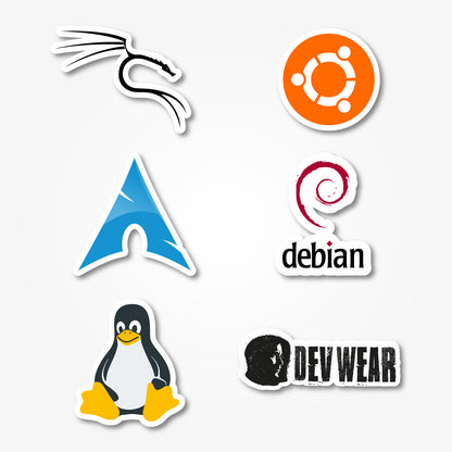 STICKERS FULL LINUX PACK