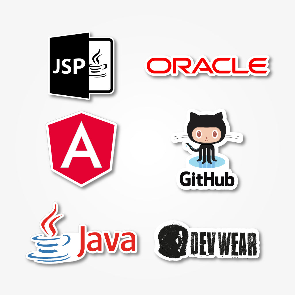 STICKERS FULLSTACK JAVA