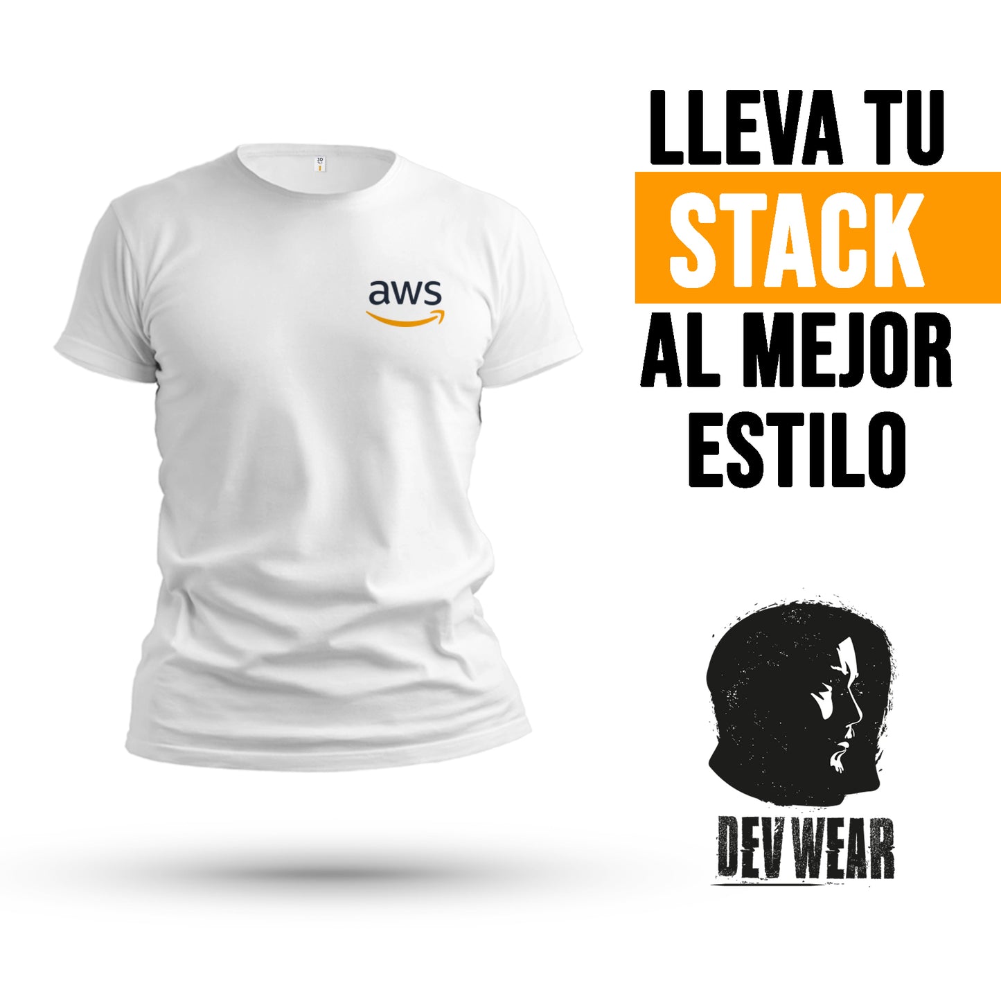 CAMISETA LOGO LAT DEVELOPER AWS