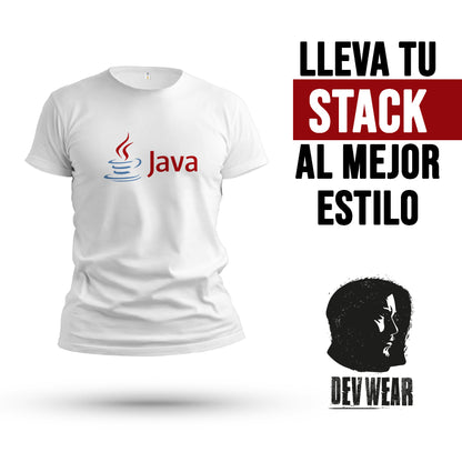 CAMISETA LOGO CENT DEVELOPER JAVA RED
