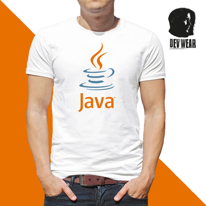 CAMISETA LOGO CENT DEVELOPER JAVA ORANGE