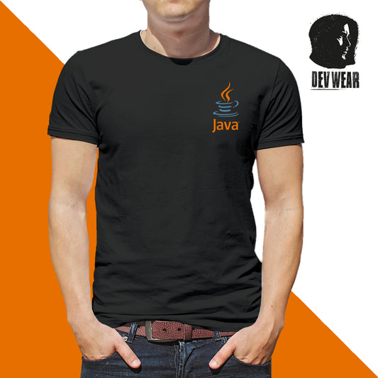 CAMISETA LOGO LAT DEVELOPER JAVA ORANGE