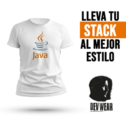 CAMISETA LOGO CENT DEVELOPER JAVA ORANGE