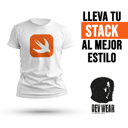 CAMISETA LOGO CENT DEVELOPER SWIFT ORIGINAL