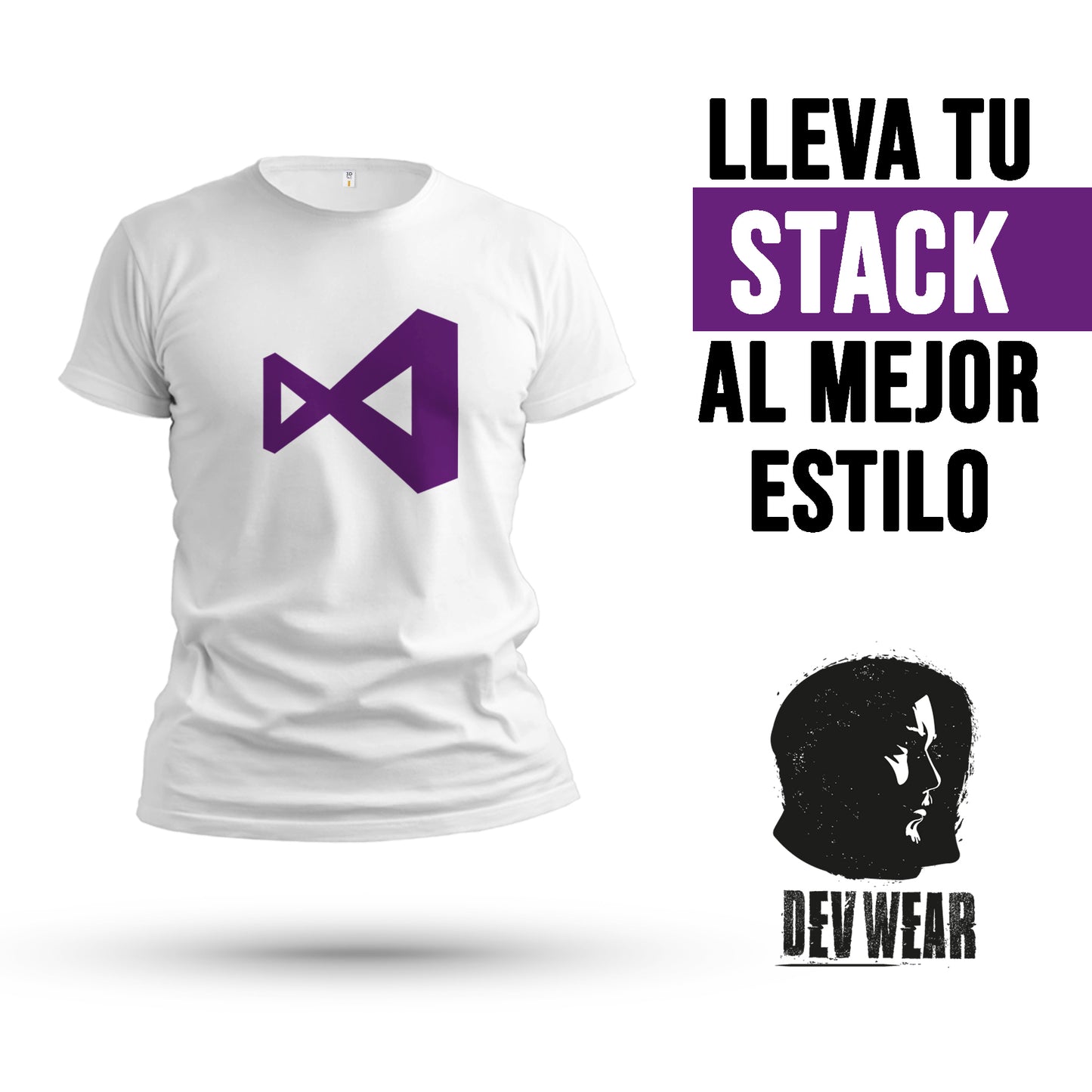 CAMISETA LOGO CENT DEVELOPER VISUAL STUDIO