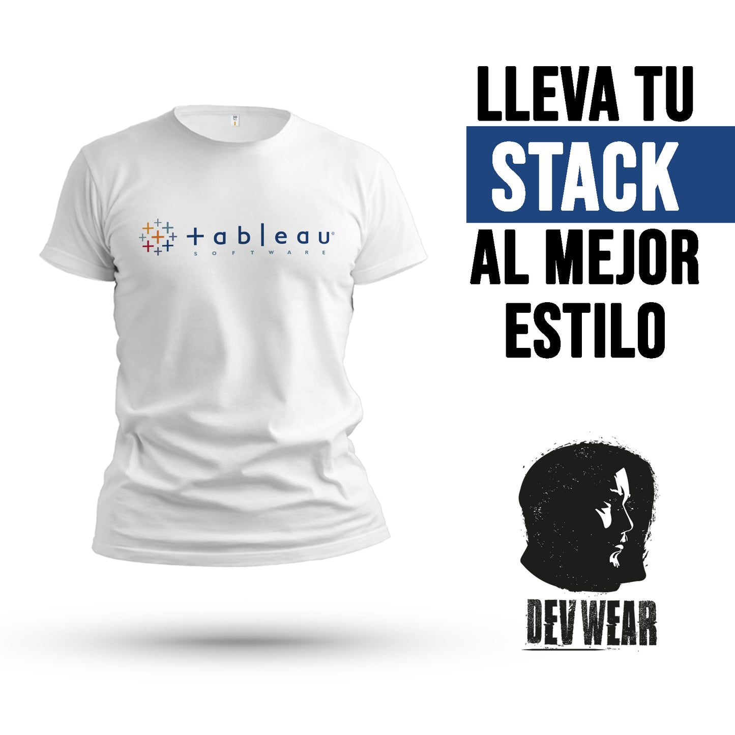 CAMISETA LOGO CENT DEVELOPER TABLEAU
