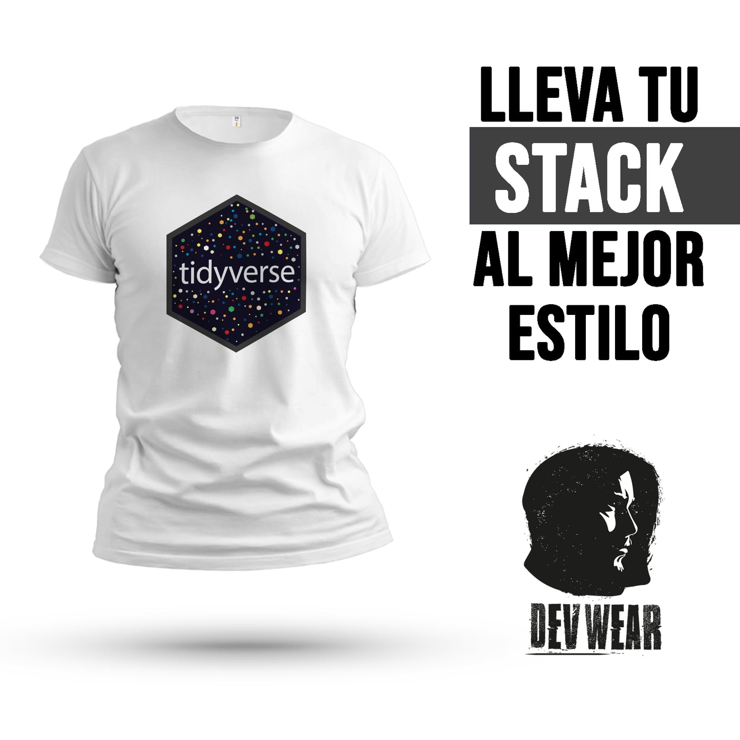CAMISETA LOGO CENT DEVELOPER TIDYVERSE