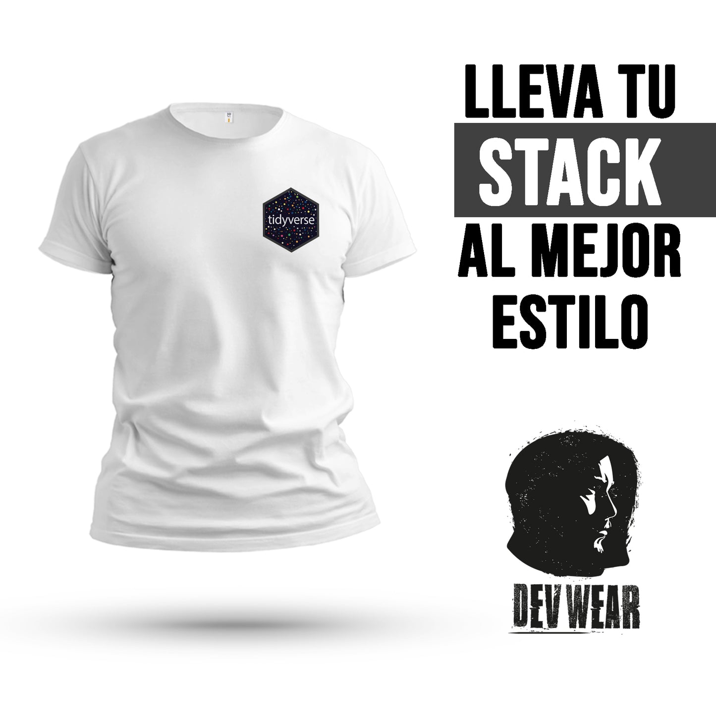 CAMISETA LOGO LAT DEVELOPER TIDYVERSE